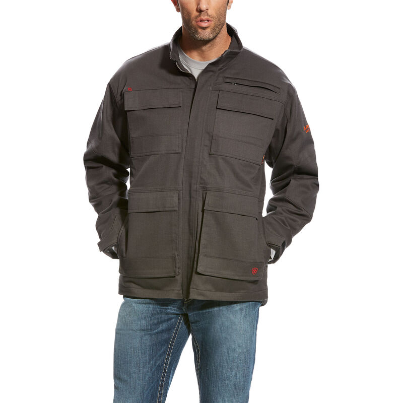 Ariat Jacke Herren - Fr Canvas Stretch DunkelGrau ( PUEWG-6081 )